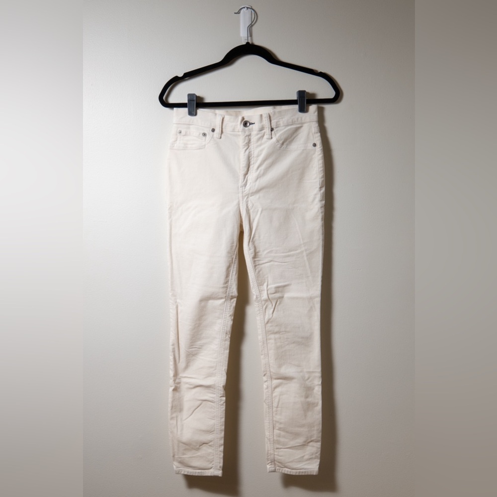 rag & bone Women's Skinny Leg Off White Jeans